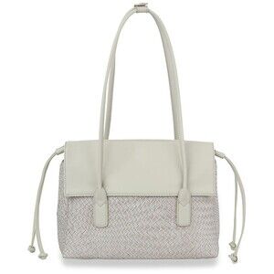 Women's Casual Classics Woven Embossed Shoulder Bag Handbag